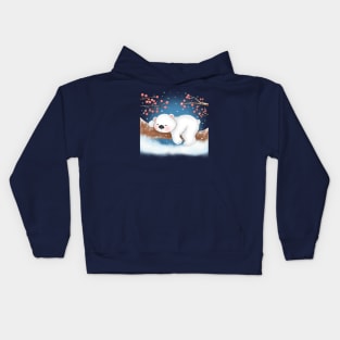 Sleeping Polar Bear Kids Hoodie